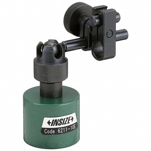 Insize 6211-10E Indicator Holder, 1-3/16 in W x 1 in H Base