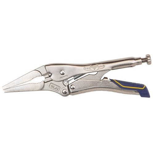 Irwin® VISE-GRIP® New Fast Release™ IRHT82582 Locking Plier With Wire Cutter, Long Nose Alloy Steel Jaw