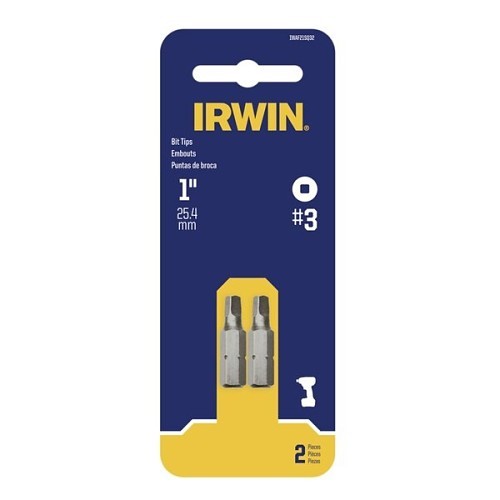 Irwin® IWAF21SQ32 Insert Bit, SQ3 Square Point, 1 in OAL