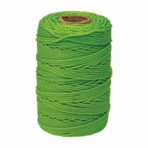 Irwin® Strait-Line® 2034408 Braided Twine, Nylon, Fluorescent Green, 270 ft L per Pound