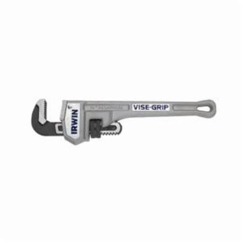 Irwin® Vise-Grip® 2074110 Pipe Wrench, 1-1/2 in Pipe, 10 in OAL, Silver Cast Aluminum Handle