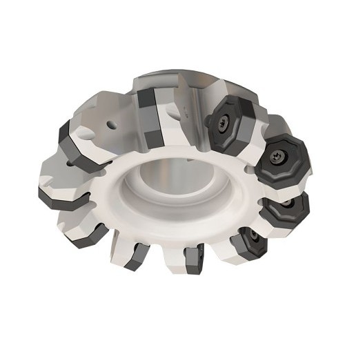 Iscar 3103318 Indexable Face Mill, 4.49 in Cutting Dia, 2 in Overall Length, ONH Insert, 0.22 in Maximum Depth of Cut, 1-1/2 in Arbor Hole Diameter, Through Coolant (Yes/No): No