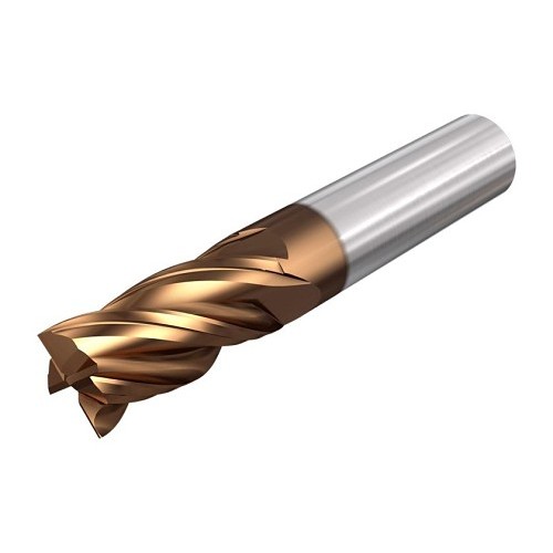 Iscar 3398010 End Mill, 1/4 in Cutting Dia, 1-3/4 in Maximum Depth of Cut, Carbide Tipped