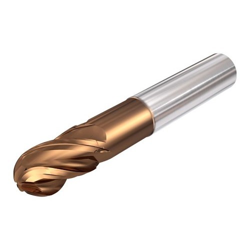 Iscar 3398310 End Mill, 1/2 in Cutting Dia, 1-1/2 in Maximum Depth of Cut, Carbide Tipped