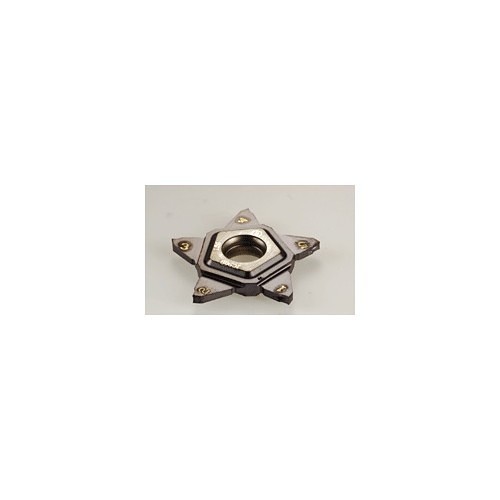 Iscar 6003226 Grooving Insert, Pentagonal, 0.059 in Cutting Width, Manufacturer's Grade: IC908, TiAlN