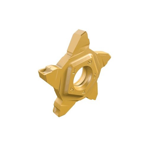 Iscar 6004927 Grooving Insert, Pentagonal, 0.118 in Cutting Width, TiAlN, Material Grade: IC908