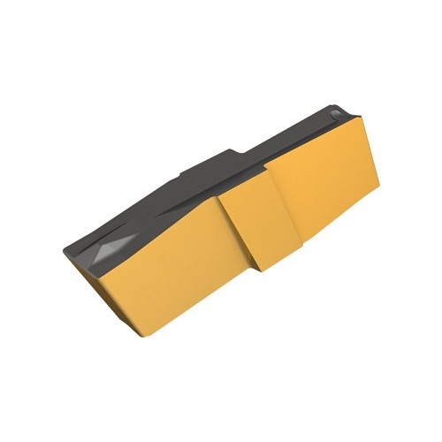 Iscar 6405069 Grooving Insert, Rectangle Shape, 1/8 in Cutting Width, Manufacturer's Grade: IC830, AlTiN/TiN Coated