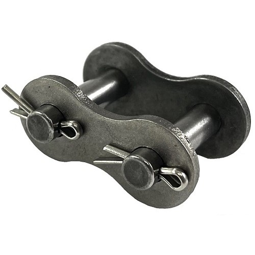 Iwis Drive Systems 100CPCL Connecting Link, 100 Chain, 1-1/4 in Pitch, 1.73 in Overall Width, 3/8 in Pin Dia, Carbon Steel