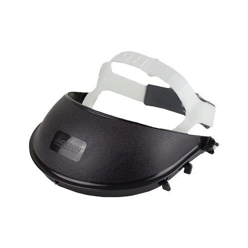 JACKSON SAFETY® 14940 170-SB Best Headgear With Spark Deflector, Black, Plastic, For Use With Universal Pin Pattern Windows/Visors, Ratchet Adjustment