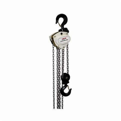 JET® 208120 L-100 Hand Chain Hoist With Overload Protection, 5 ton Load, 20 ft H Lifting, 75 lbf Rated