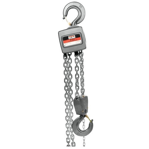 JET® 133530 AL100 Aluminum Hand Manual Chain Hoist, 5 ton Load, 30 ft H Lifting, 22-13/16 in Min Between Hooks, 1-9/16 in Hook Opening, 82 lb Rated
