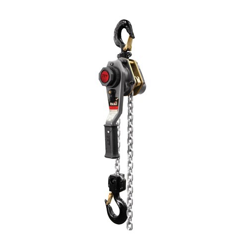 JET® 376300 JLH Lever Chain Hoist With Overload Protection, 1.5 ton Load, 5 ft H Lifting, 74.89 lb Rated, 1.26 in Hook Opening