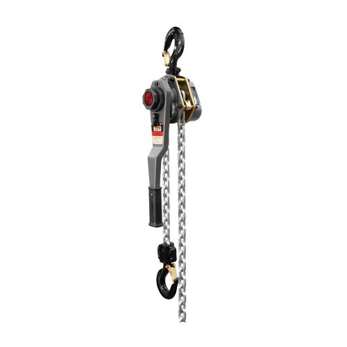 JET® 376501 JLH Lever Chain Hoist With Overload Protection, 3 ton Load, 10 ft H Lifting, 81.5 lb Rated, 1.54 in Hook Opening