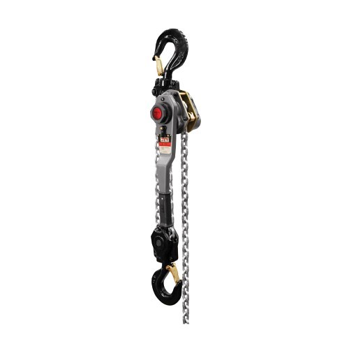 JET® 376601 JLH Lever Chain Hoist With Overload Protection, 6 ton Load, 10 ft H Lifting, 83.7 lb Rated, 1.97 in Hook Opening