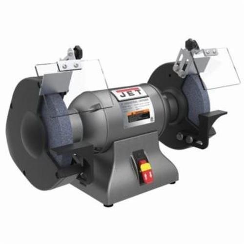 JET® 578008 Standard Bench Grinder, 8 in Dia x 1 in W Wheel, 3600 rpm, 1 hp, Tool Only