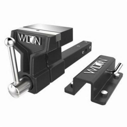 JPW Industries Wilton® 10010 Bench Vises, Replaceable Jaw, 5-7/5 in Jaw Opening, 6 in Jaw Width, Hardened Steel Jaw, 3-1/2 in Throat Depth