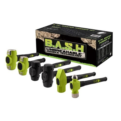 JPW Industries B.A.S.H® 11109 Master Hammer Kit, 6 Piece