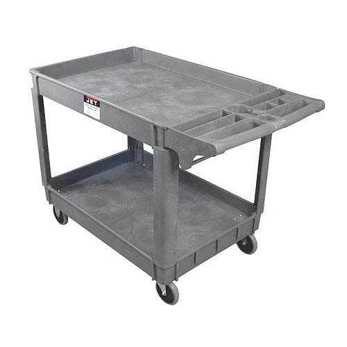 JPW Industries JET® 140019 Utility Cart, 37-3/8 in Overall Length, 46 in Overall Width, 25-5/8 in Overall Height, 550 lb