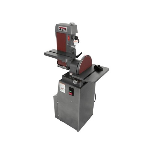 JPW Industries JET® 414551 Belt & Disc Finishing Machine, Bare Tool, 48 in Belt Length, 6 in Belt Width, 12 in Wheel Dia, 1-1/2 hp