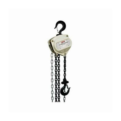 JPW Industries JET® JET101900 Hand Chain Hoist, 0.5 ton, 10 ft Lifting Height, 58 lbf Pull to Lift