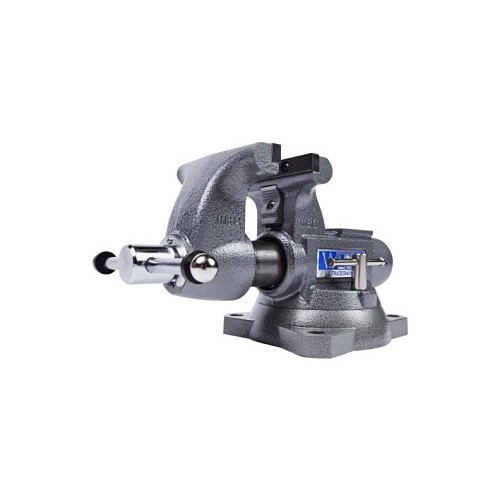 JPW Industries Wilton® WIL28806 Bench Vise, 5 in Jaw Opening, 5-1/2 in Jaw Width, 3-3/4 in Throat Depth