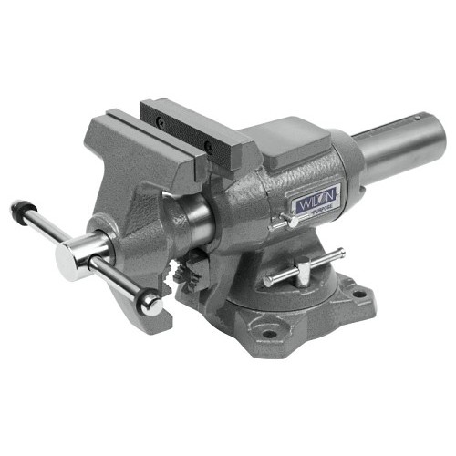 JPW Industries Wilton® WIL28844 Bench Vise, 4 in Jaw Opening, 4-1/2 in Jaw Width, 2-1/4 in Throat Depth