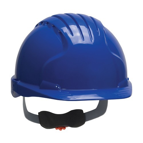 JSP® 280-EV6151-50 Evolution® 6151 Deluxe Non-Vented Standard Brim Hard Hat, SZ 6-5/8 Fits Mini Hat, SZ 8 Fits Max Hat, HDPE, 6-Point Polyester Strap Suspension, ANSI Electrical Class Rating: Class E, ANSI Impact Rating: Type I, Wheel Ratchet Adjustment
