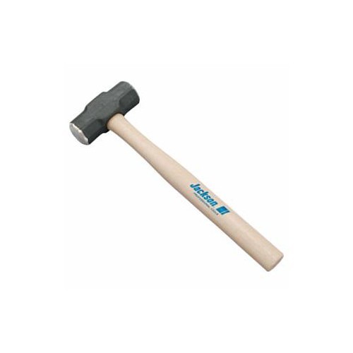 Jackson Professional Tool 027-1196300 Double Faced Sledge Hammer, 3 lb Head, Forged Steel Head, Hickory Wood Handle