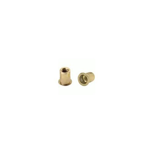 RN5161831SLR Nut Insert, 5/16-18 UNC in, 0.805 in Overall Length, Steel, Yellow Zinc Plated, 0.15-0.312 in Grip Range