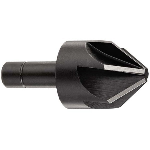 KEO Cutters ARCH® 55024 Countersink, 3/8 in Body Dia, 1/4 in Shank Dia, 6 Flutes, 82 deg Included Angle, 0.0781 in Minimum Cutting Dia, High Speed Steel