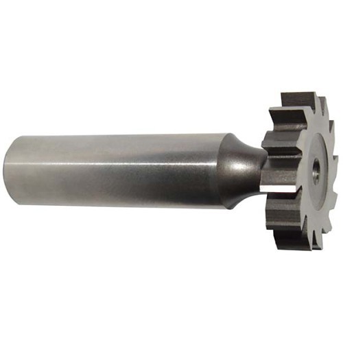 KEO Cutters KEO 943-000-767 Keyseat/Woodruff Cutter, Shank, 1-1/2 in Cutter Dia, 1/4 in Cutting Width, 2-1/4 in Overall Length