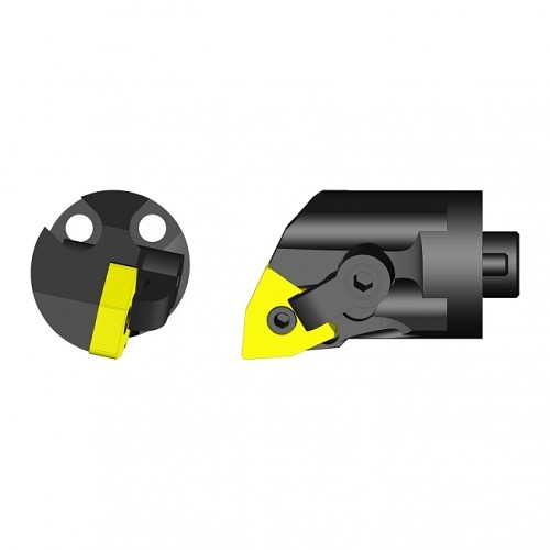 KEO Cutters Ultra-Dex MH24 MWLNR4-CFT Modular Head, 1.76 in Shank Dia, 1-1/2 in