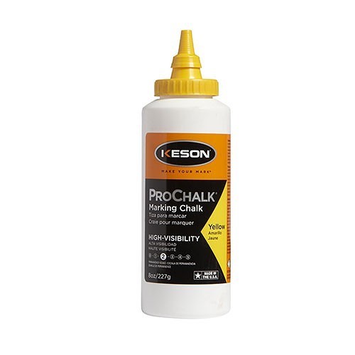 KESON® 12Y Marking Chalk, Yellow, 12 oz