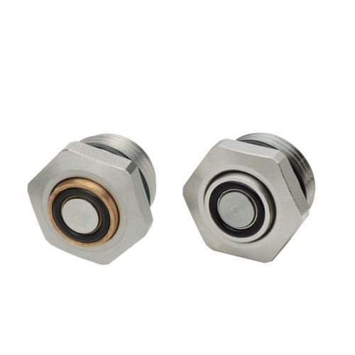 KOSMEK HARMONY IN INNOVATION JNB010-W Pneumatic Coupling, Auto Air, Stainless Steel/Brass/NBR