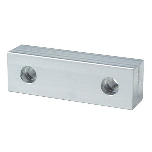 KURT XJAB6A-318 Machinable Aluminum Jaw Plate, For Use With: Kurt 6 in Vises, 6061 T-Aluminum