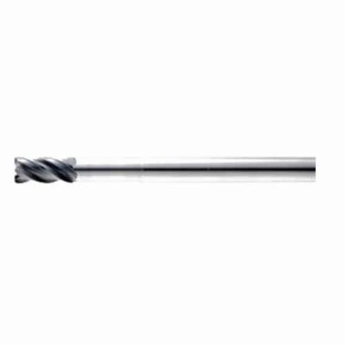 KYOCERA SGS Precision Tools SGS® 36456 Corner Radius End Mill, 3/8 in Cutter Dia, 0.02 in Corner Radius, 7/8 in Length of Cut, 4 Flutes, 3/8 in Shank Dia, 5 in Overall Length, TX Coated