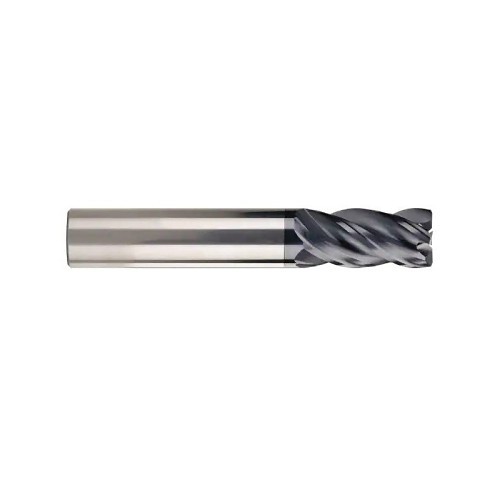 KYOCERA SGS Precision Tools SGS® 36854 Corner Radius End Mill, 1/4 in Cutter Dia, 0.02 in Corner Radius, 3/4 in Length of Cut, 4 Flutes, 1/4 in Shank Dia, ‎2-1/2 in Overall Length, AITiN Coated