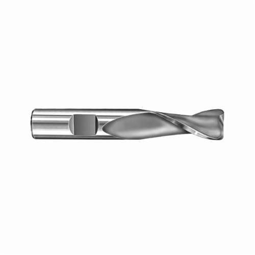 KYOCERA SGS Precision Tools SGS® 36869 Corner Radius End Mill, 5/8 in Cutter Dia, 0.04 in Corner Radius, 1-1/4 in Length of Cut, 4 Flutes, 5/8 in Shank Dia, 3-1/2 in Overall Length, TX Coated