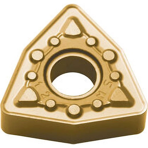 KYOCERA WNMG 432-MS CA6525 Turning Insert, WNMG Insert, 432 Insert, Trigon, Negative Rake, Neutral Cutting, Solid Carbide, Manufacturer's Grade: Ca6525