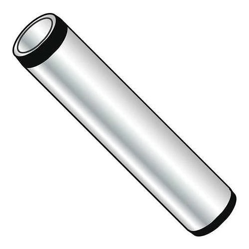 Dowel Pin, 1/2 in Dia, 3 in Overall Length, Steel, Black, Domestic