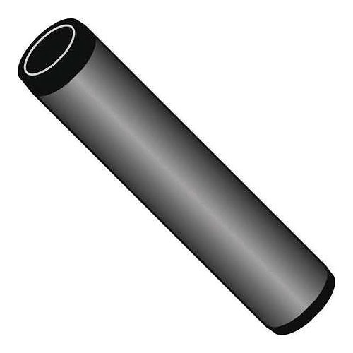 Dowel Pin, 1/2 in Dia, 3-1/2 in Overall Length, Black