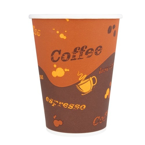 Karat® C-K512 Hot Cup, 12 oz, Poly Paper, White