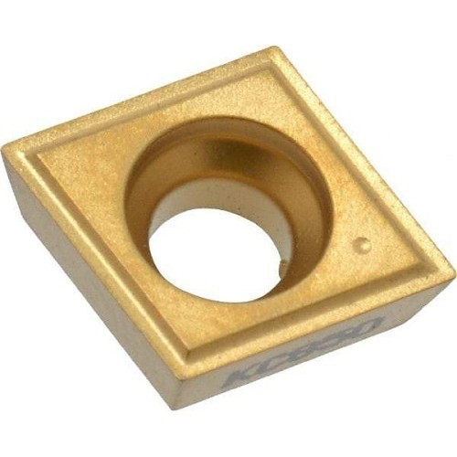 Kennametal® 1163098 Turning Insert, CPGM Insert, Material Grade: C5/C6, 9.525 mm Insert, Diamond Shape, Positive Rake, Carbide, Manufacturer's Grade: KC850