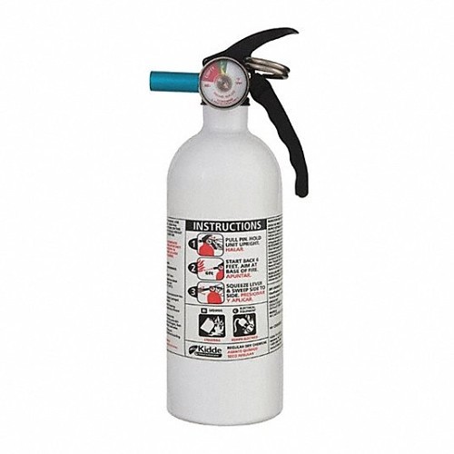 Kidde® AUTOFX511 Fire Extinguisher, Dry Chemical Extinguisher, Class: BC, 5B:C, Sodium Bicarbonate Extinguishing Agent