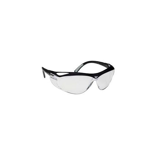 Kimberly-Clark Professional KleenGuard™ 14478 Safety Glasses, Anti-Fog Lens Coating, Clear Lens, Half, Wraparound, Black Frame, Polycarbonate Frame, Polycarbonate Lens, Universal