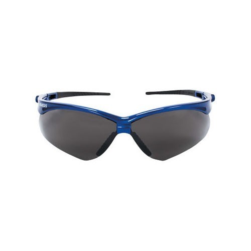 Kimberly-Clark Professional™ KleenGuard™ 412-47387 Safety Glasses, Anti-Fog Lens Coating, Metallic Blue Frame, Polycarbonate Lens, Universal