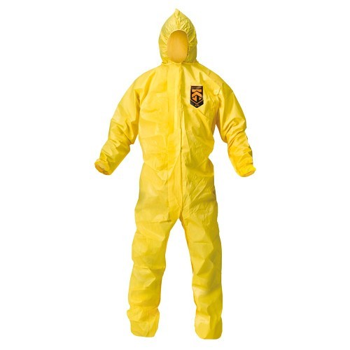 Kimberly-Clark Professional™ KleenGuard™ KC09815 Protective Coverall, 2X-Large, Yellow, Polyethylene Coated Fabric