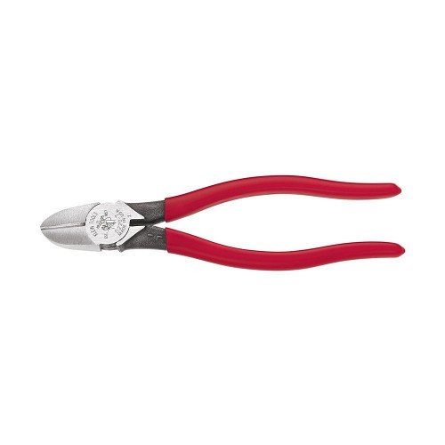 Klein® D220-7 Diagonal Cutting Plier, 5/8 in Nominal Capacity, Short Jaw, 1 in L x 0.969 in W x 0.5 in Thk Jaw, 7.65 in Overall Length, Standard Cut Type, Steel Jaw, No Insulated