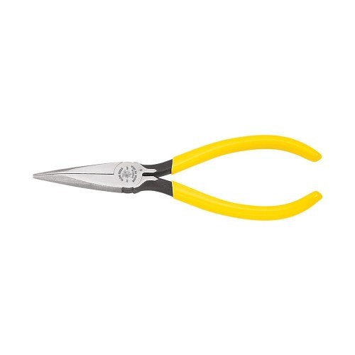 Klein® D301-6 Needle Nose Plier, Standard Jaw, 1.895 in Jaw Length, 0.688 in Jaw Width, Steel Jaw, 6.67 in Overall Length