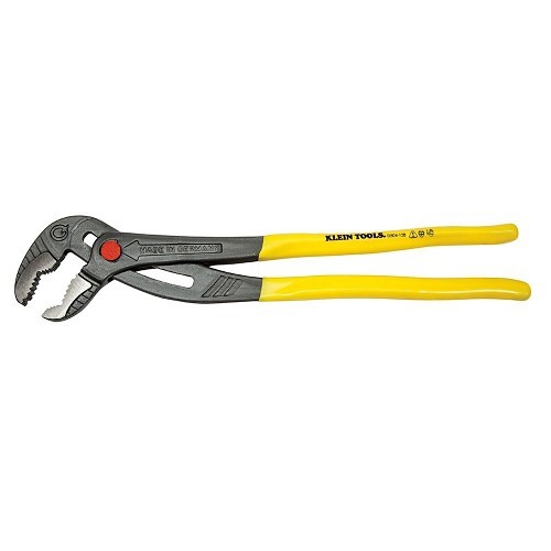 Klein® D504-12B Pump Plier, Quick-Adjust Klaw, Serrated Jaw, 2.75 in Jaw